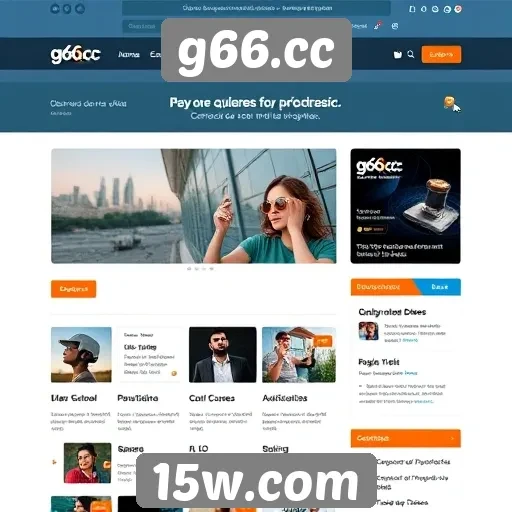 Navegação e usabilidade no site g66.cc