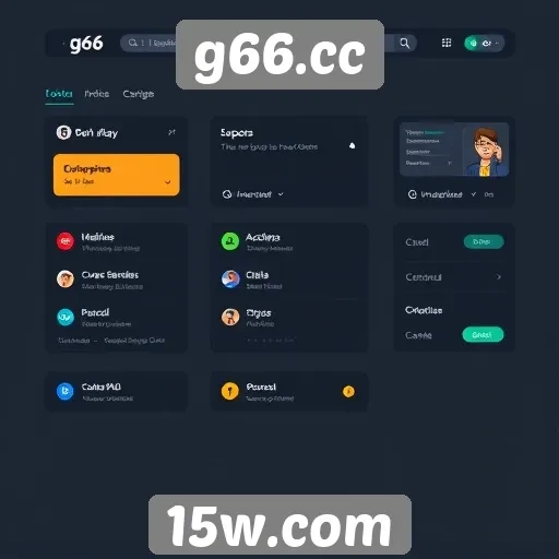 A interface de usuário do g66.cc é intuitiva